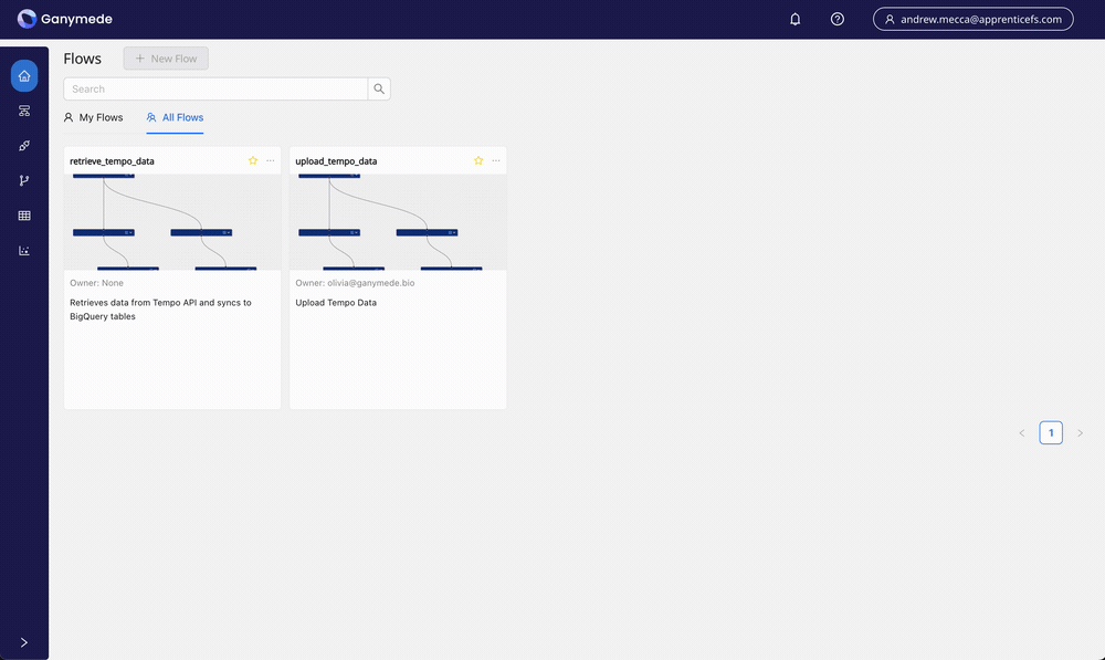Redesigned left-hand navigation with grouped, collapsible sections